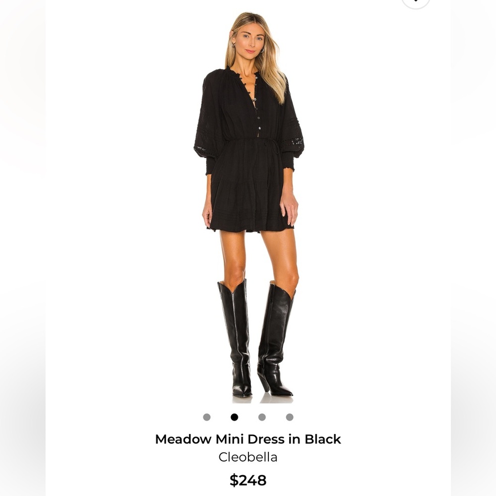 Cleobella Meadow Mini Dress S black